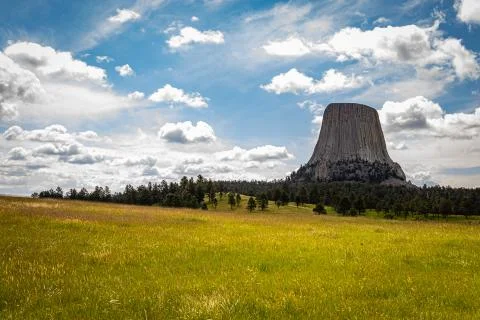 Devils Tower National Monument Foto stock