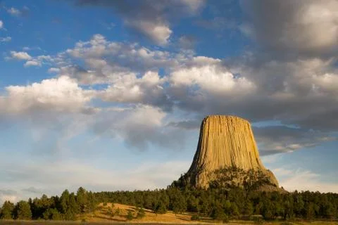 Devils tower Foto stock