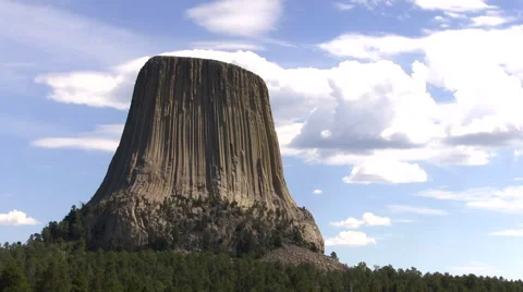 Devils Tower Pull Stock Footage 65265257