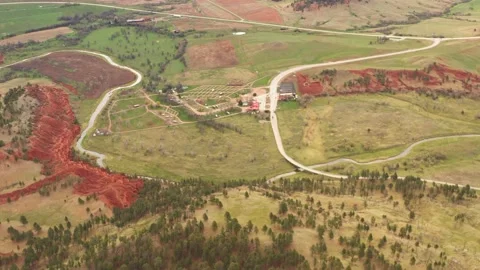 Devils tower shot 17 Video stock 164285149