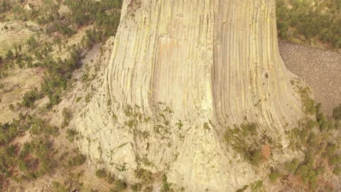 Devils tower shot  24 Video stock 164148255