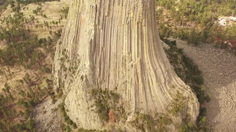 Devils tower shot  25 Video stock 164147314