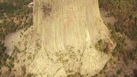 Devils tower shot  26 Video stock 164147572