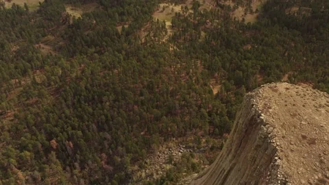 Devils tower shot  28 Video stock 164148460