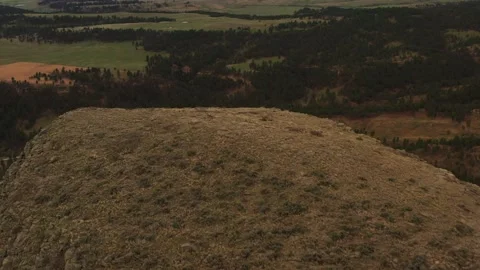 Devils tower shot 4 Video stock 164183380