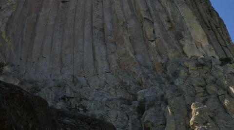 Devils Tower Tilt Stock Footage 48483387