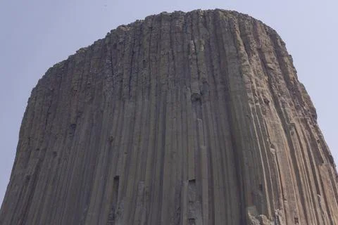 Devil's Tower Wyoming Close Up Stock Photos