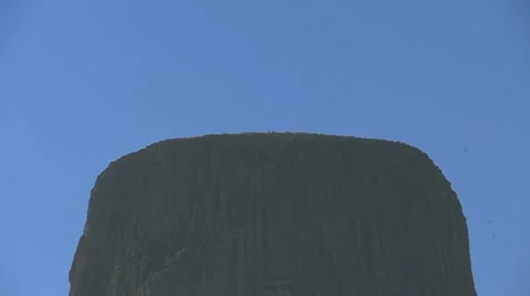 Devils Tower Wyoming Video stock 10800545