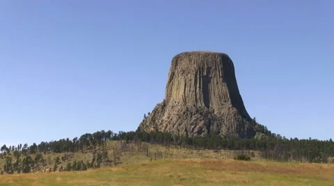 Devils Tower Wyoming Stock Footage 63433213
