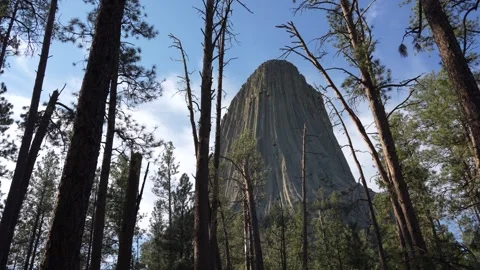 Devil's Tower Wyoming Stock Footage 288774283