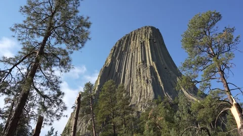 Devil's Tower Wyoming Stock Footage 288774677