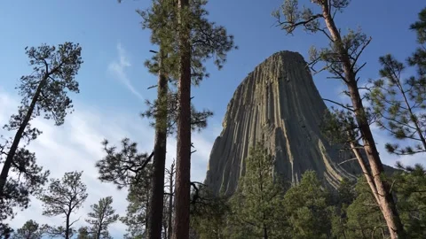 Devil's Tower Wyoming Stock Footage 288774680