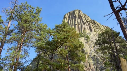 Devil's Tower Wyoming Stock Footage 288780234