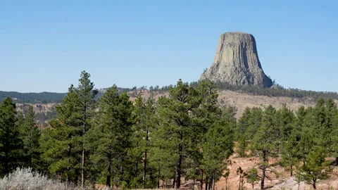 Devil's Tower Wyoming Stock Footage 288780510