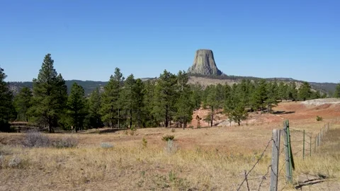 Devil's Tower Wyoming Stock Footage 288780522