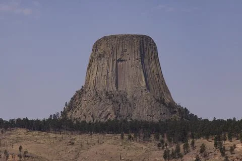 Devil's Tower Wyoming 스톡 사진