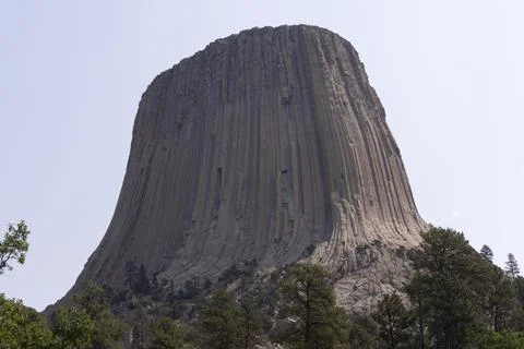 Devil's Tower Wyoming 스톡 사진