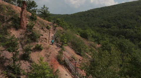 Devil's town tourist _1 Stock Footage 27221406