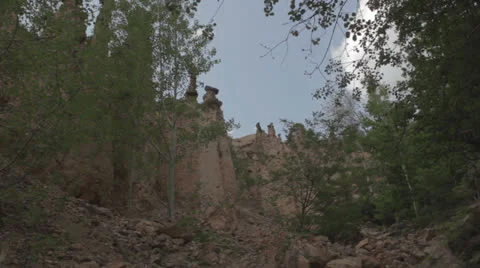 Devil's town valley _6 Video stock 27208870