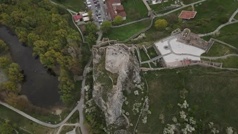 Devín Castle - Over The Top Video stock 275734009
