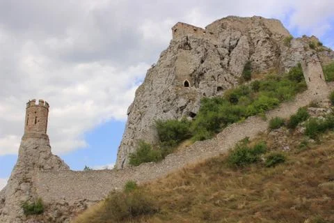 Devin castle in slovakia Stock Photos