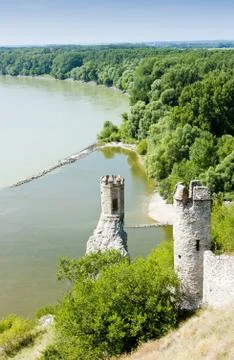 Devin Castle, Slovakia Stock Photos