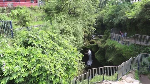 Devis Falls, Pokhara, Nepal Stock Footage 76491509