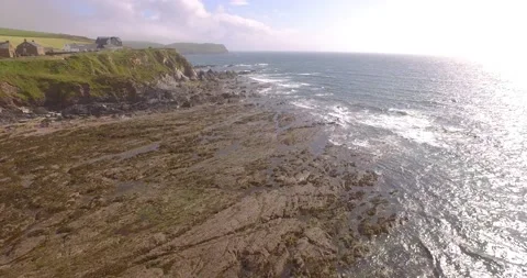 Devon Beach Stock Footage 135758613