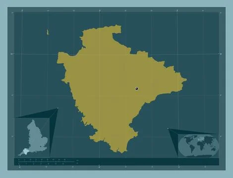 Devon, England - Great Britain. Solid color shape Stockillustratie