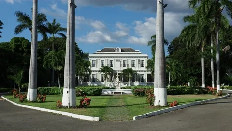 Devon House in Kingston, Jamaica Stock Footage 139003926