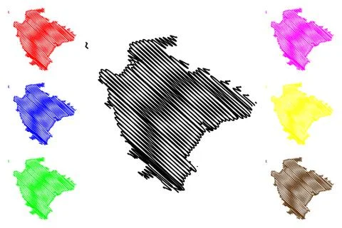 Devon map vector.... Stock Illustration