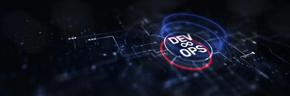 DevOps Concept: Integrating Development and Operations for Enhanced Software  Stock Illustration