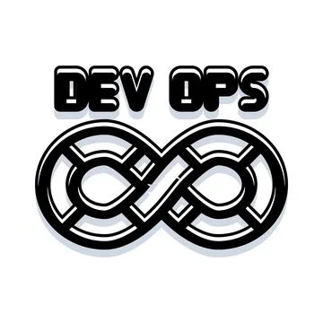 Devops culture establishing continuous software delivery process Stockillustratie