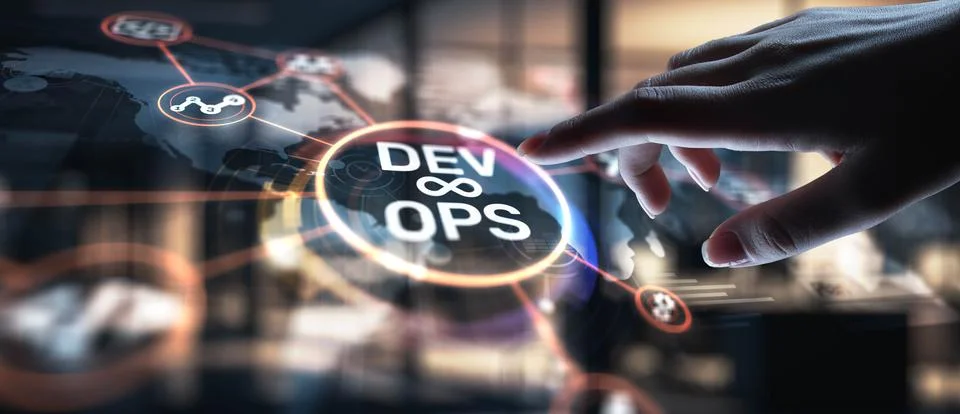 DevOps Development and Operations Integration for Efficient Delivery, project Stock Photos