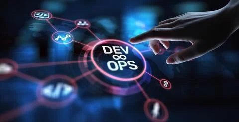 DevOps Development and Operations Integration for Efficient Delivery, project Stock Photos