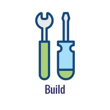 DevOps Icon - Dev Ops Icon Showing  aspect of the process Stock Illustration