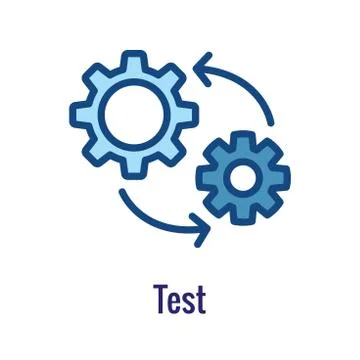 DevOps Icon - Dev Ops Icon Showing  aspect of the process Stock Illustration