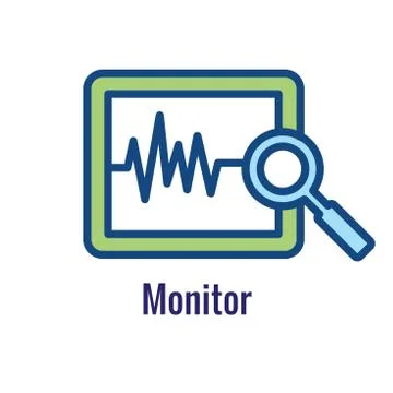 DevOps Icon - Dev Ops Icon Showing  aspect of the process Stock Illustration