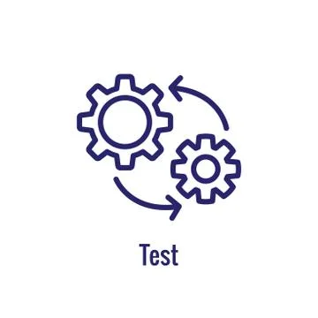 DevOps Icon - Dev Ops Icon Showing  aspect of the process Illustrazione stock