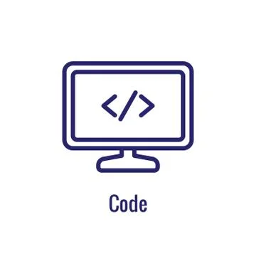 DevOps Icon - Dev Ops Icon Showing  aspect of the process Stock Illustration