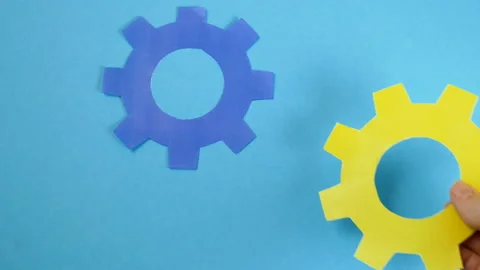 Devops lifecycle concept, software scrum agile board with paper tasks Stock Footage 126309060