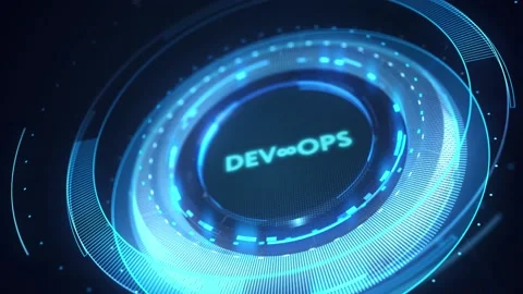 DevOps Methodology Development Operations agil programming technology concept Stock Footage 195164326