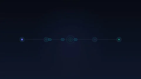 DevOps Pipeline Continuous Data Flow Stock Footage 344926549