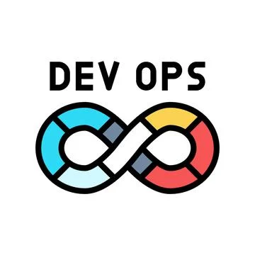Devops software color icon vector illustration Stock-Illustration