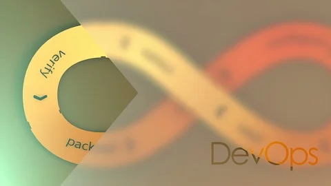 DevOps, software development flow. Stock Footage 104964512
