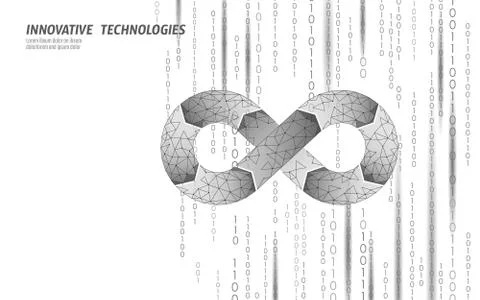 Devops software development operations infinity symbol. Programmer Stock Illustration