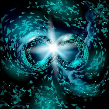 Devops software development operations infinity symbol. Programmer Stock Illustration