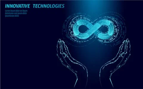 Devops software development operations infinity symbol. Programmer Stock Illustration