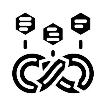 Devops software glyph icon vector illustration イラスト素材