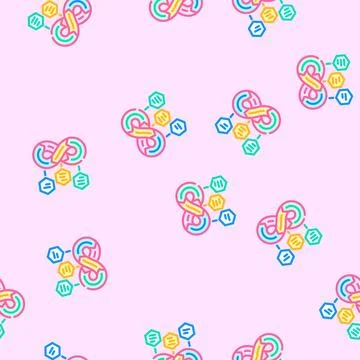 Devops software vector seamless pattern イラスト素材